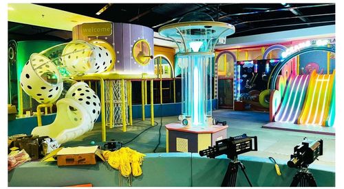 367 Square Meters Size Construction Process of an Indoor Amusement Park in the Philippines 