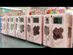 Full automatic cotton candy vending machine multiple language available cotton candy maker