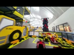 Children'S Naughty Castle Macaron Style Indoor Theme Park High Durability