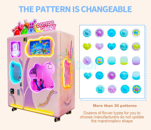 Latest company news about Commercial Cotton Candy Vending Machine Marshmallow Floss Sugar Maker