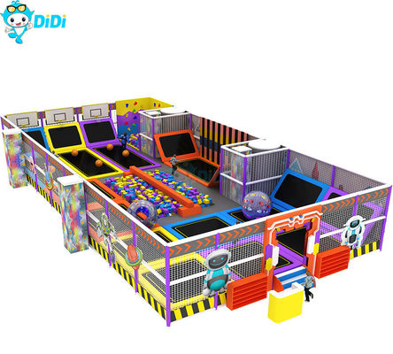 Un buen precio. Popular Niños Equipo de patio de recreo interior Juego suave Parque de trampolines Eficiencia del espacio en línea