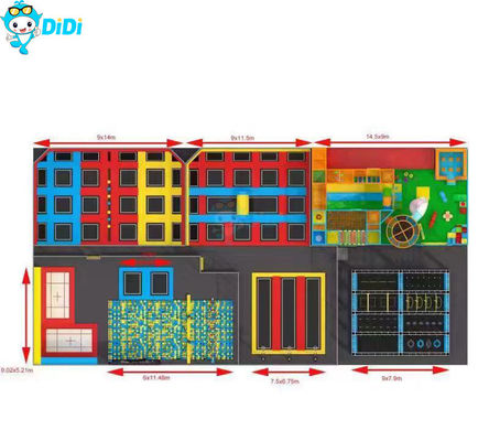 Good price Customised Indoor Trampoline Park Kids Game Center For Fun And Excitement online