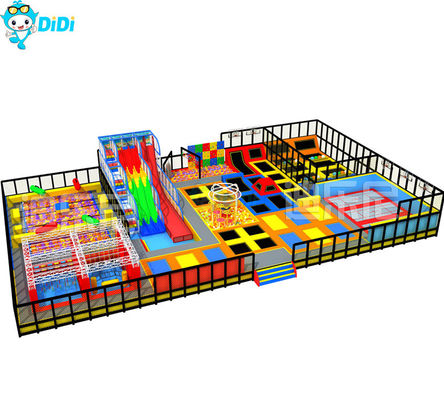 Un buen precio. Equipo de parque de trampolín comercial en interiores de múltiples funciones certificado por TUV en línea