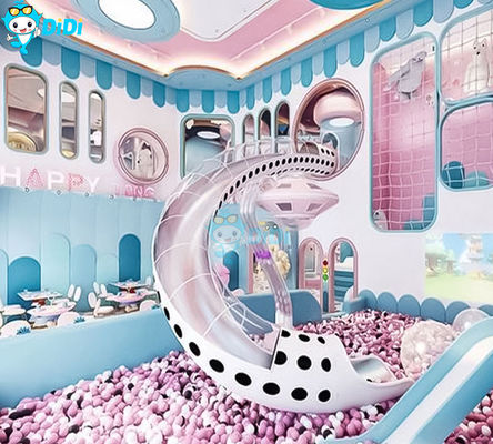 Un buen precio. Parque de diversiones en interiores Equipo de toboganes de plástico Parque de juegos en exterior Parque de juegos en interiores en línea