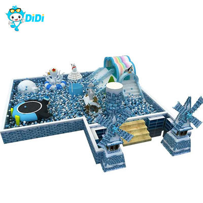 Goede prijs. Aangepaste Indoor Speeltuin IJskasteel voor Kinderen met Glijbaan en Ballenbak online