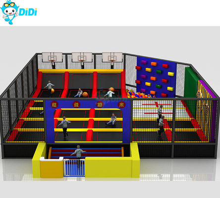 Good price Commercial Convenient Childrens Indoor Trampoline Park Family Friendly online