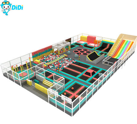 Good price Healthy  Indoor Trampoline Play Area Indoor Trampoline Place For Physical  Development online