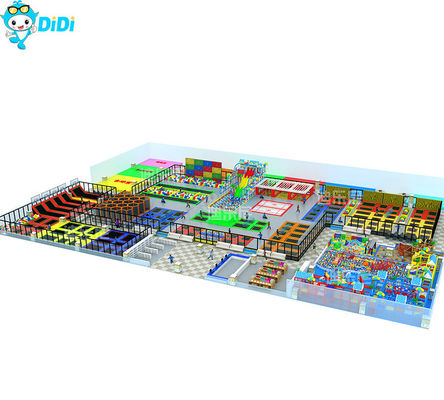 Good price Multiple Color Kids Trampoline Indoor Playground Equipment Easy Installation online