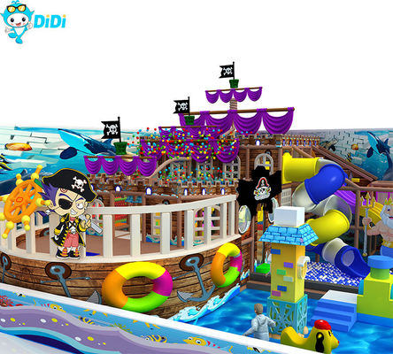 Good price Custom Design Ocean Theme Indoor Playground Slide Set Multiple Function online