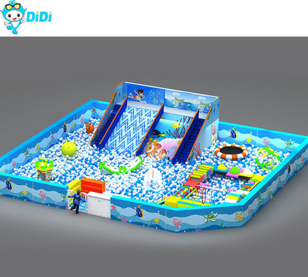 Good price Marine Themed Indoor Kids Park Equipment Slide Soft Playground Eco Friendly online