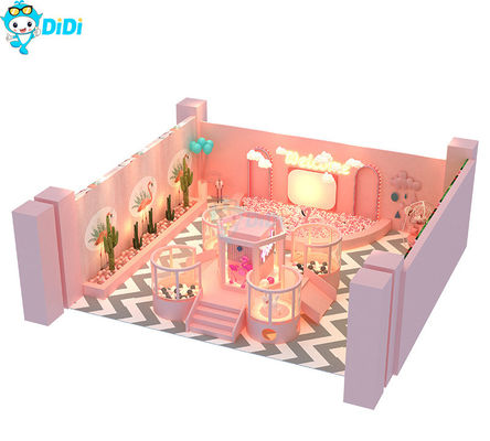 Good price Macaron Pink Themed Kindergarten Playground Equipment Indoor commercial online