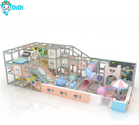 Good price Children'S Naughty Castle Macaron Style Indoor Theme Park High Durability online