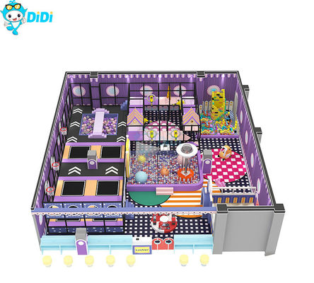 Good price Fully Functional Indoor Kids Amusement Park Pink Themed Playground online