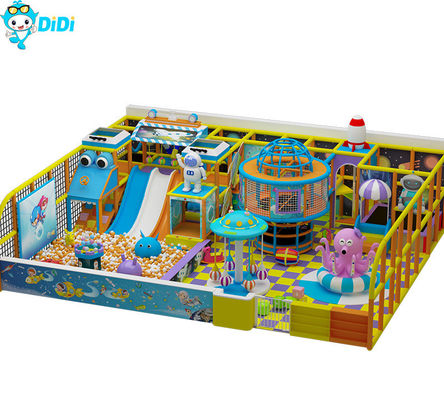Good price Residential  Space Themed Kids Indoor Soft Play Center With Slide Ocean Balls online