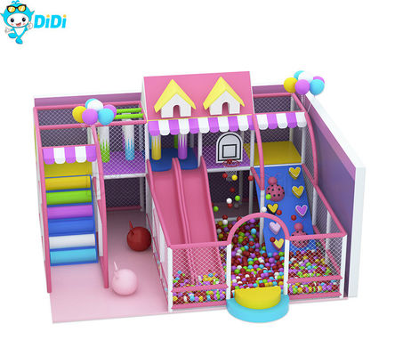 Good price Pink Macaron Themed Kids Amusement Park For Kindergarten Playgrounds 3D Design online