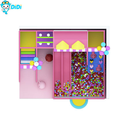 Good price Customizable Kids Soft Play Indoor Playground Equipment Macaron Style Pink Themed online
