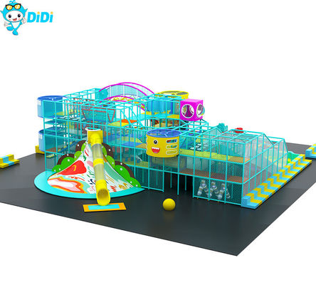 Good price Kids Space Jungle Gym Indoor Playground With Big Slides TUV Certifications online