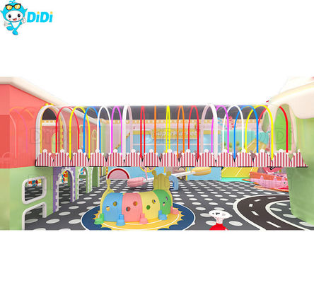 Good price Commercial Candy Themed Castle Children Softplay Indoor Playground online