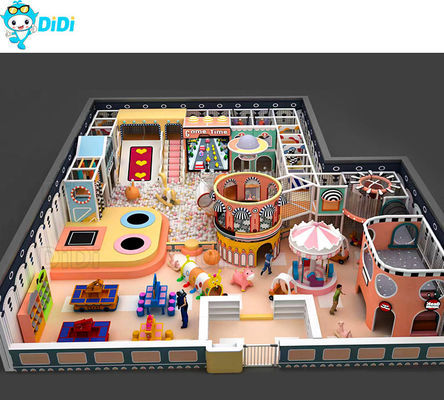 Good price Candy Theme Kids Soft Maze Play Slide Swing Playground Equipment Support Custom online