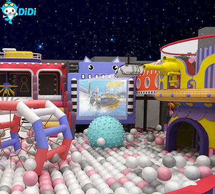 Good price Custom Meranti Themed  Indoor Playground Slide Kids Soft Play Kids Park Equipment online