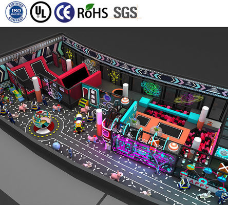 Good price Safe Entertaining Space Themed Kids Indoor Park Customized Design online