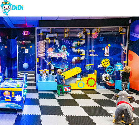 Good price Indoor Amusement Park Trampoline Park Plastic Slide Equipment For Children online
