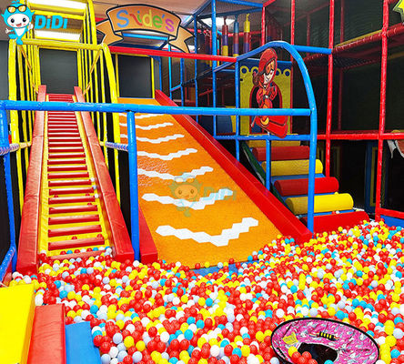 Good price Naughty Kids Indoor Playground Interactive Soft Trampoline With Projection online