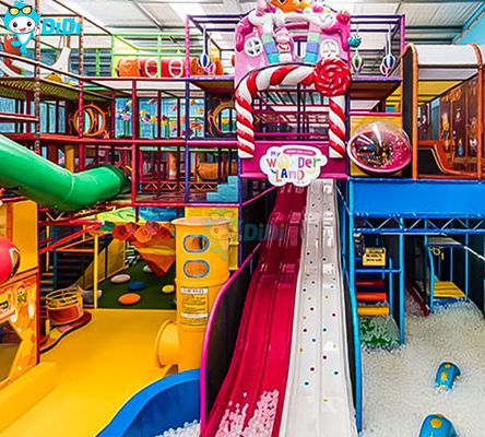 Good price Indoor Playground With Hilarious Ball Pit Slide And Exciting Obstacle Courses online