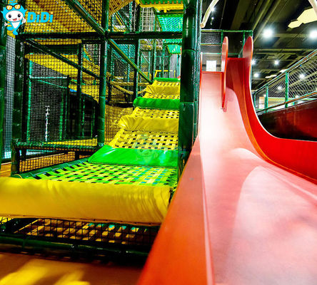 Good price Large Indoor Playground Kid Naughty Castle Macarons Theme Indoor Playground online
