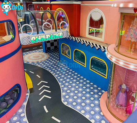 Good price Macaron Themed Indoor Slide Spacially Created Indoor Playground For Toddler Zone online