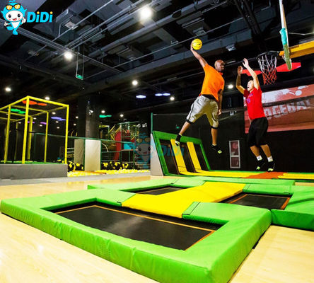 calidad Servicio de una ventana 180SQM Entretenimiento personalizado Parques infantiles de trampolín en interiores fábrica