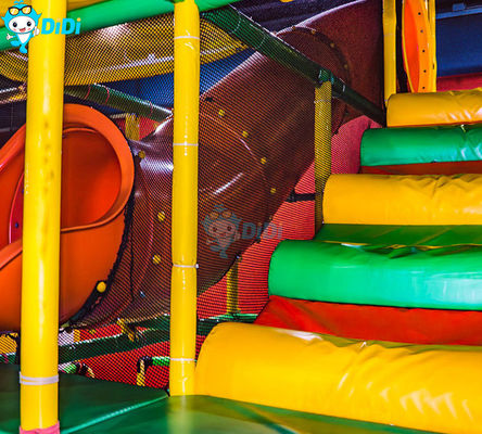 Good price Large Maze Kids Indoor Playground Ninja Play Center Big Slide Swing Manufacturers online