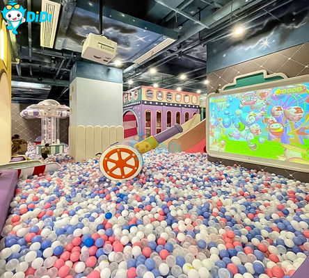 qualità Grande Parco giochi per bambini all' interno Labirinto di giochi morbidi Castello cattivo fabbrica