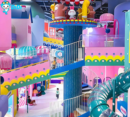 Good price Indoor Playground With Climbing Structures Toddler-Friendly Naughty Castle online