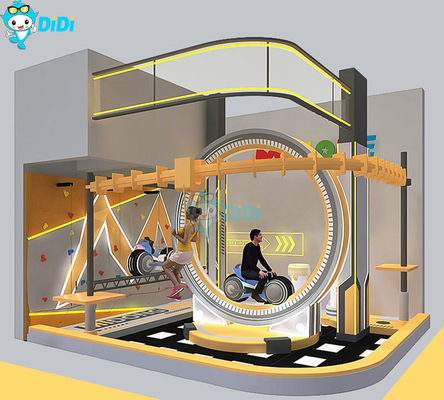 Good price 360 Degree Flying Bike Ride Light Wheel Swing Machine For Backyard Amusement Park online