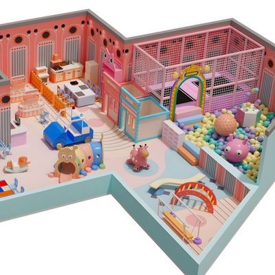 quality Ocean Themed Indoor Playground Equipment Colorful & Safe Kids' Adventure Zone factory