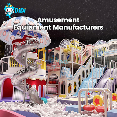 Un buen precio. Jardín de juegos interior con trampolín y tobogán para uso comercial en línea