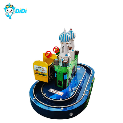 Un buen precio. Máquina de juego operada con monedas de tren de pista de castillo eléctrico para 1 jugador para parques infantiles interiores en línea