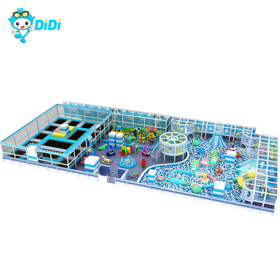 Bom preço. 100-Passenger Ice Theme Indoor Playground for Kids - Customizable Naughty Castle on-line