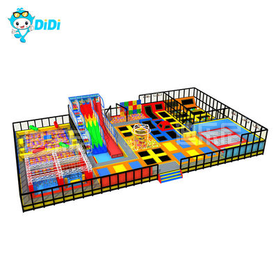 Bom preço. High Capacity Indoor Trampoline Park Equipment with Protective Net and 1-5 Years Warranty for Commercial Use on-line