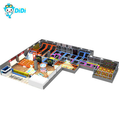 Good price Indoor PVC Trampoline Park with Stainless Steel Frame and 1-5 Years Warranty for Kids Playground online