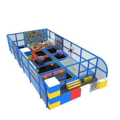 Good price Commercial Indoor Trampoline Park with 8ft to 15ft Size Range, 150+ Passenger Capacity and 3D Installation Instructions online